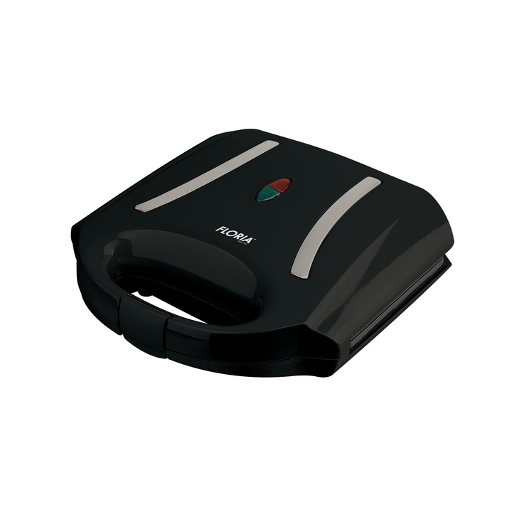Sandwich maker Floria ZLN7941 Negru, 800W, invelis exterior rezistent la caldura