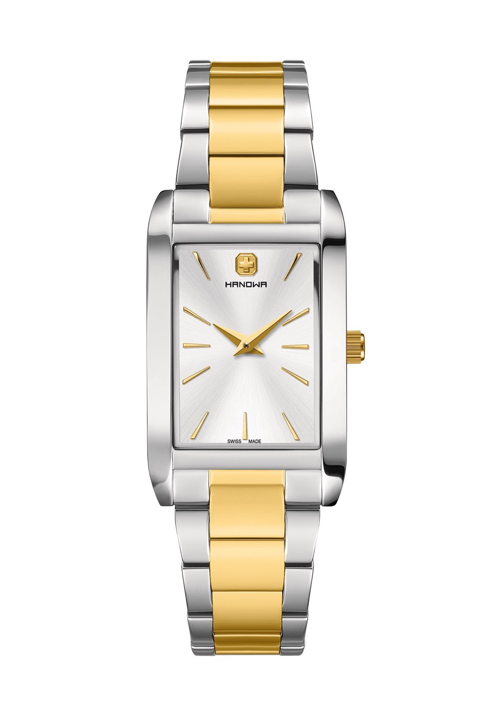 Hanowa Ceas argintiu cu auriu Treasure