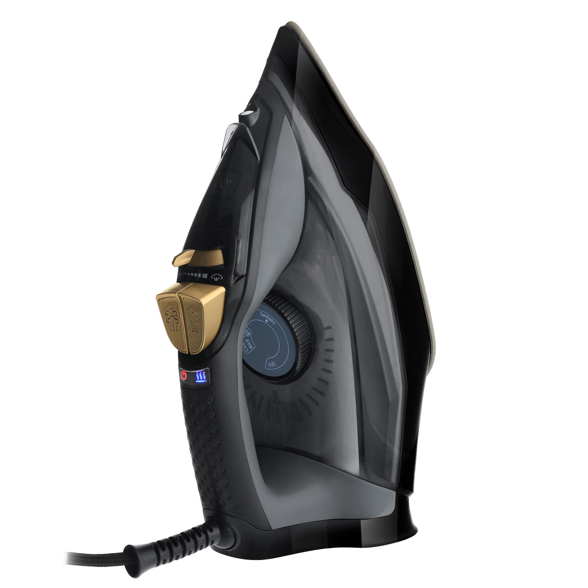 Fier de Calcat cu Abur, Adler, AD 5038, 3000W, Talpa Ceramica, Oprire Automata, Autocuratare, Anti-Calc, Anti-Picurare, Jet Abur 80g/min, Calcare Verticala, Rezervor 350ml, Cablu 1.9m, Negru