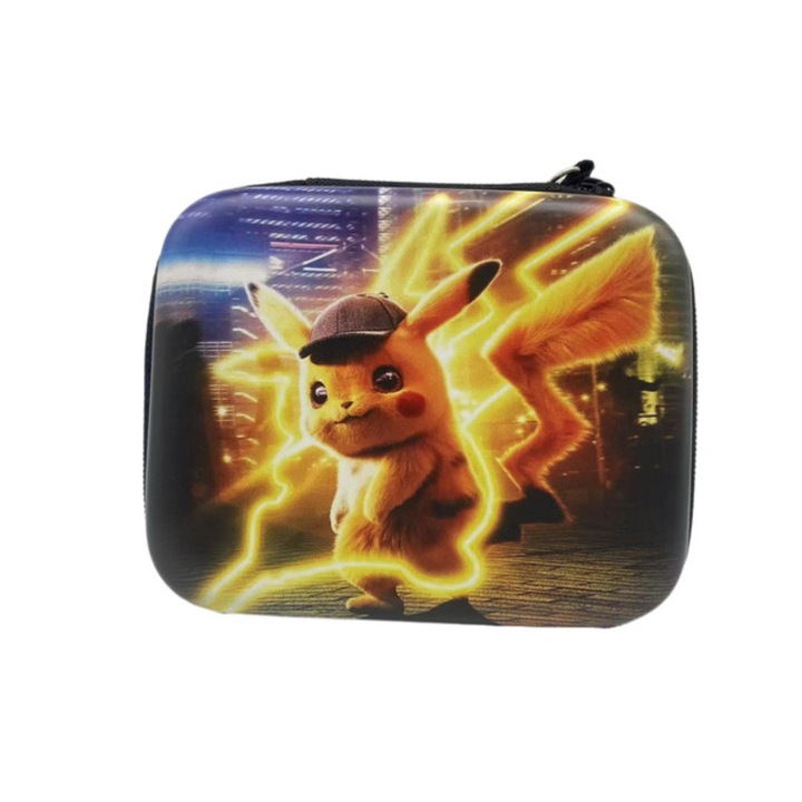 Tolltartó Pokemon játékkártyákhoz, fekete színű