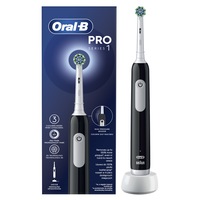 Periuta de dinti electrica Oral-B Pro 1, Curatare 3D, 3 programe, 1 capat de periaj, negru