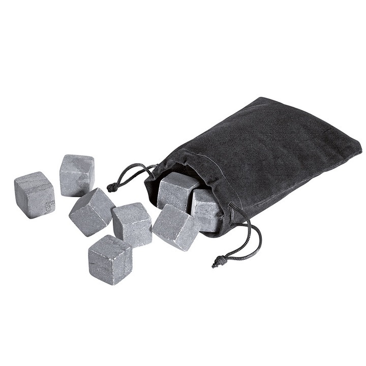 Кубчета лед CILIO, COOL ROCKS, Каменни, 9 части, За охлаждане на напитки