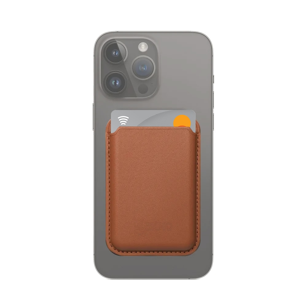 Husa de protectie Apple Leather Wallet MagSafe pentru iPhone