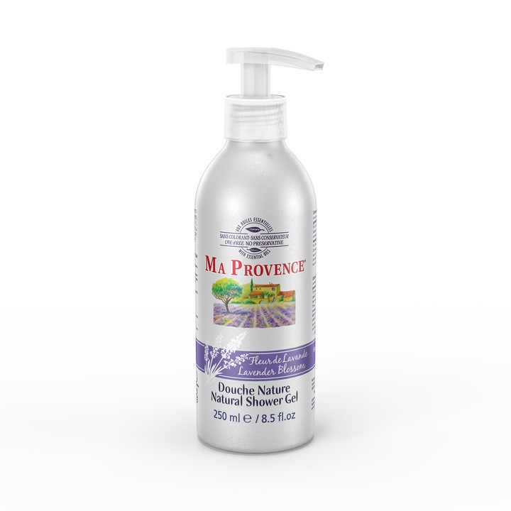 Tusfürdő levendula virággal, Ma Provence, 250 ml