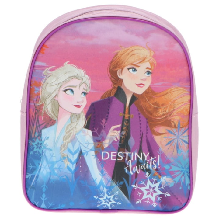 Ghiozdan pentru scoala sau gradinita Frozen Disney Backpack Destiny, 1 compartiment, 30 x 26 x 10cm