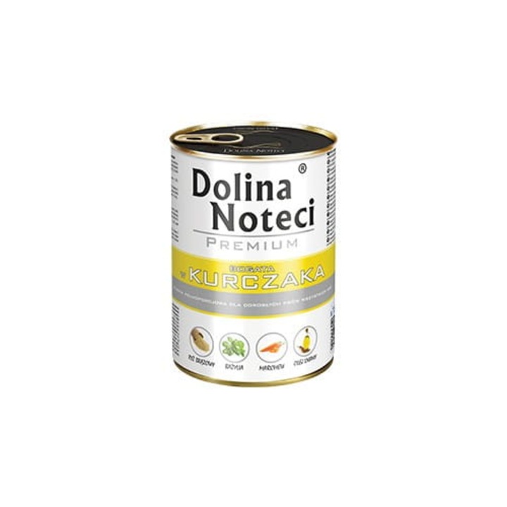 Kutyatáp, Dolina Noteci, Prémium, csirkével, 400g