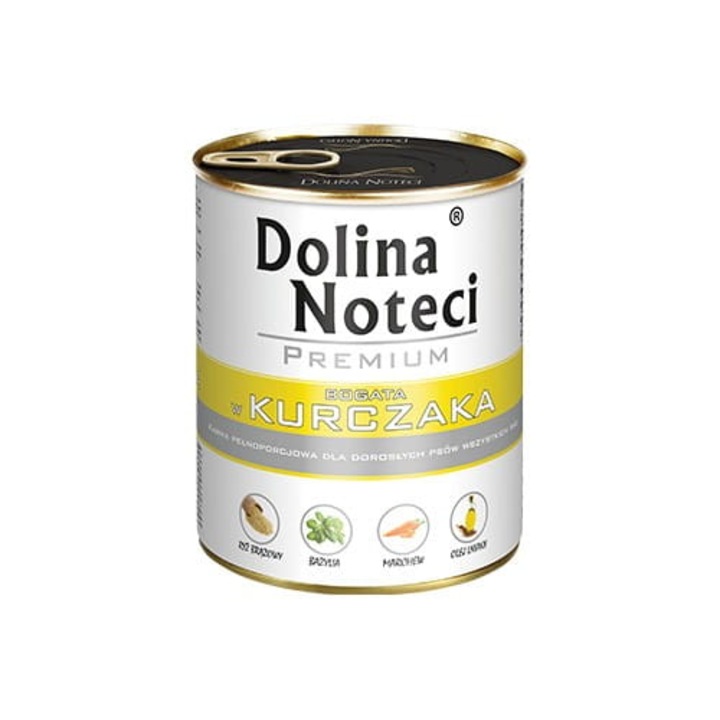 Kutyaeledel, Dolina Noteci, Csirke, 800 g