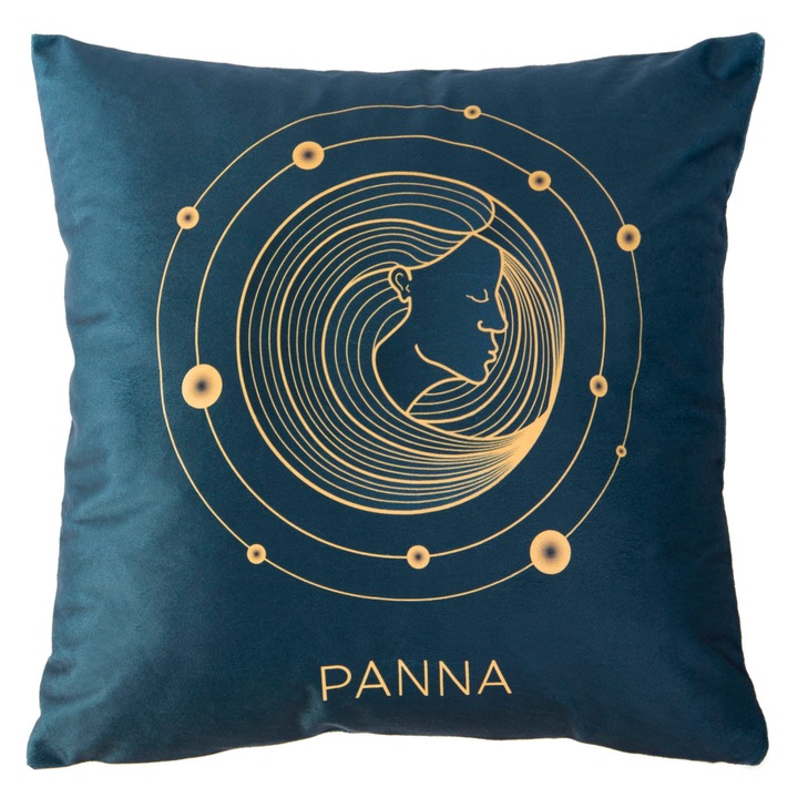 Dekoratív párnahuzat ZODIAK 40x40 Darymex sötétkék leányzó