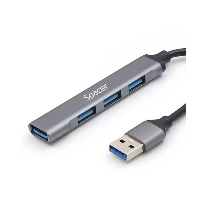 HUB extern SPACER 4 porturi, USB-A, SPHB-USB-4U-01