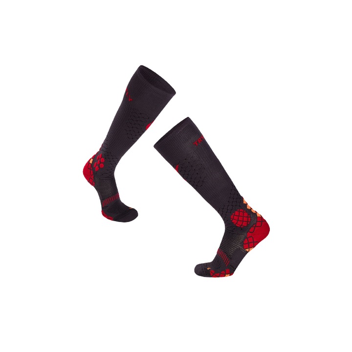 Компресиращи чорапи за бягане 3/4 COMPRESSION SOCKS, 45-47 EU, Многоцветни