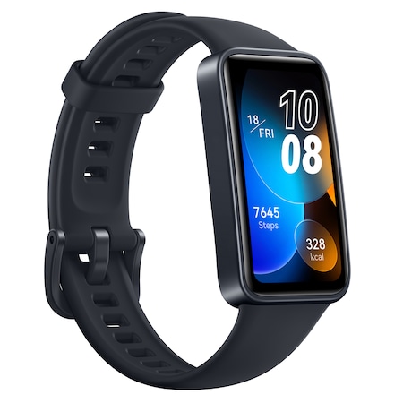 Bratara Fitness HUAWEI Band 8, Silicone Strap, Graphite Black