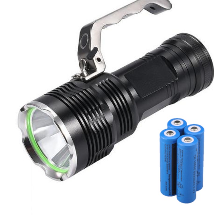 Презареждаем фенер ZIK, BL-990, акумулаторен 4х18650 1200mah Алуминиев, мощен