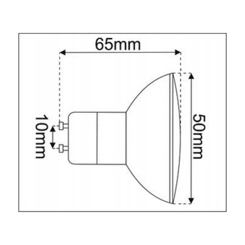 Set De 4 Becuri Led Gu10 5w Alb Emag Ro