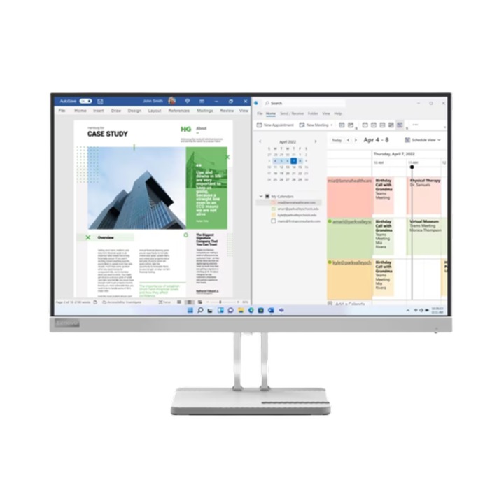 Монитор Lenovo L25e-40 - LED monitor - 25" (24.5" viewable) - 1920 x 1080 Full HD (1080p) - VA - 250 cd/m² - 3000:1 - 4 ms - HDMI, VGA - cloud grey 67ADKAC4EU