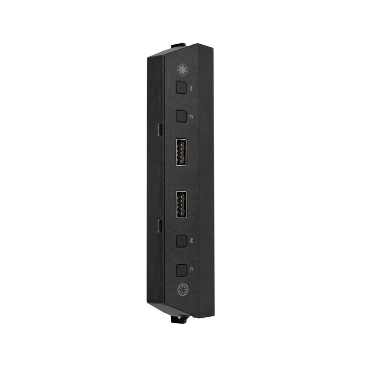 Controler Lian Li LAN216-1X, I/O-Panel ARGB pentru carcasa LANCOOL 216, Negru