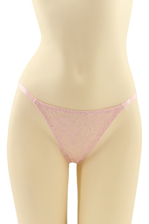 Прашки с бродирана дантела и панделка CT-Q8187pink 88421, Розово, M