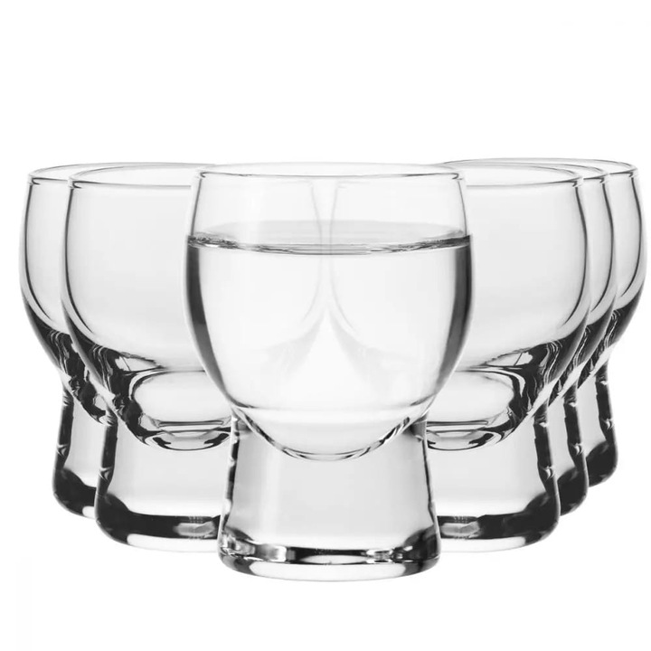 Комплект от 6 чаши за водка, Krosno, Glass, 35 мл