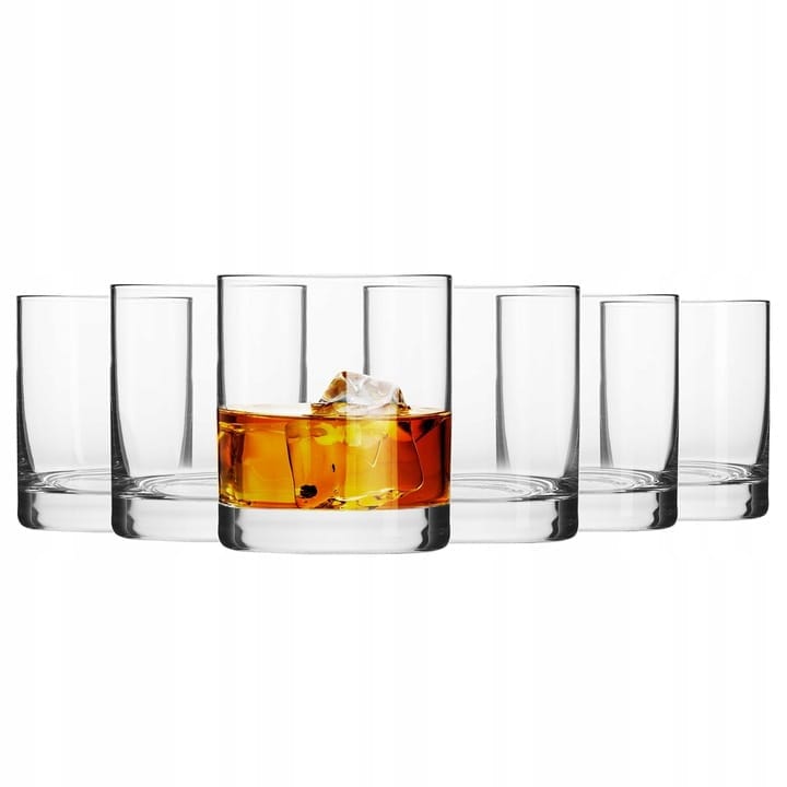 Комплект от 6 чаши за уиски, Krosno, Glass, 300 ml, Transparent