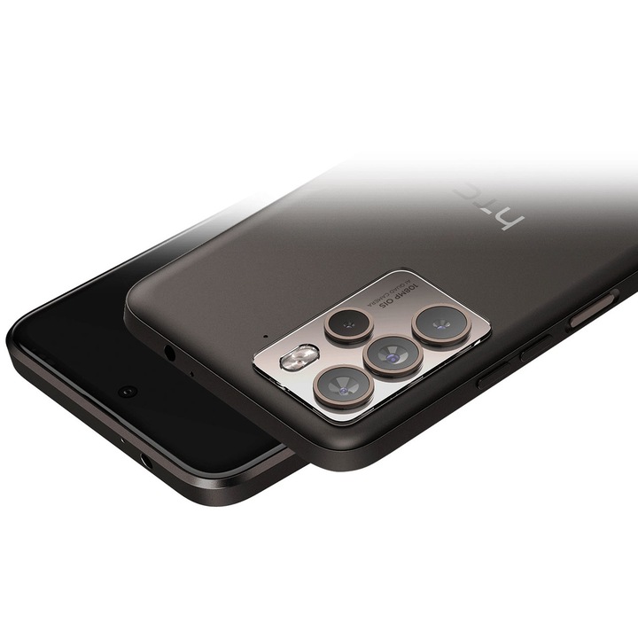 Мобилен телефон HTC U23 Pro, 5G, 256GB, 12GB, Coffee Black
