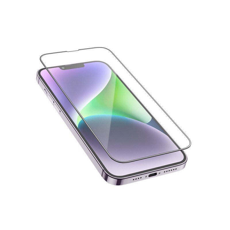 Folie Sticla Securizata Upzz Borofone Lion TG12, Compatibila Cu iPhone 12, Full Cover, Ultra Rezistenta