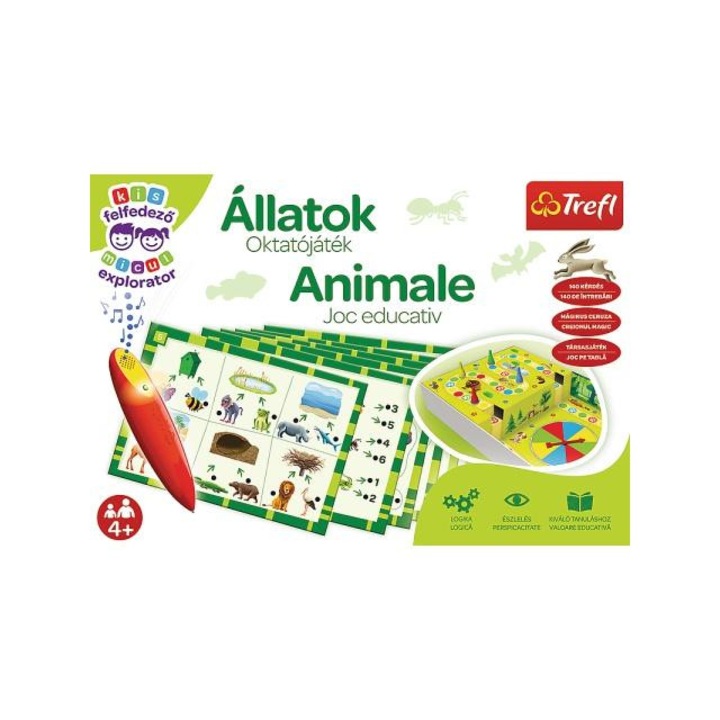 Trefl 1020984 Kis felfedező: A világ állatai - Trefl