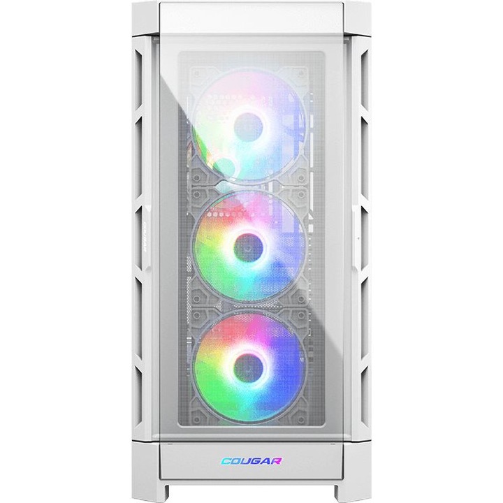 Számítógépház COUGAR Duoface Pro RGB, fehér, Middle Tower, 0 W