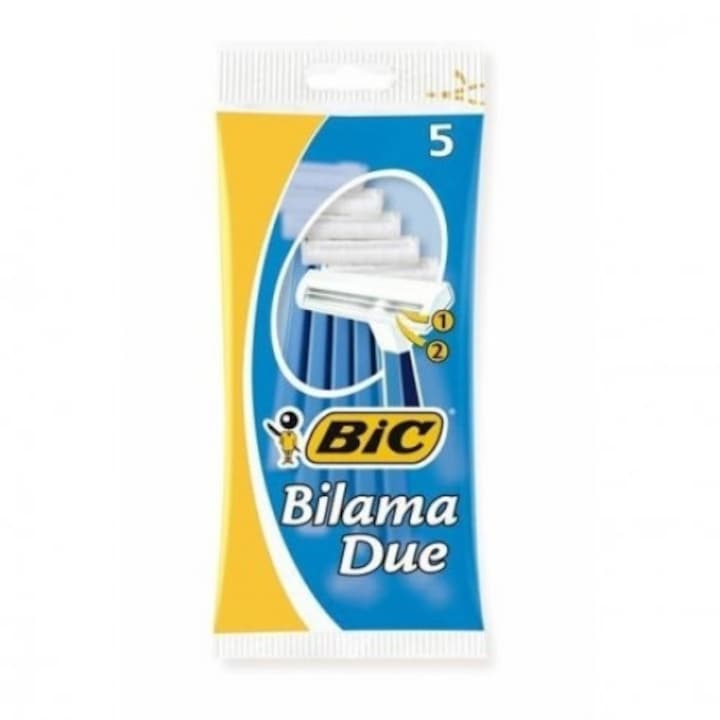 5 db borotva készlet, Bic, 2 penge
