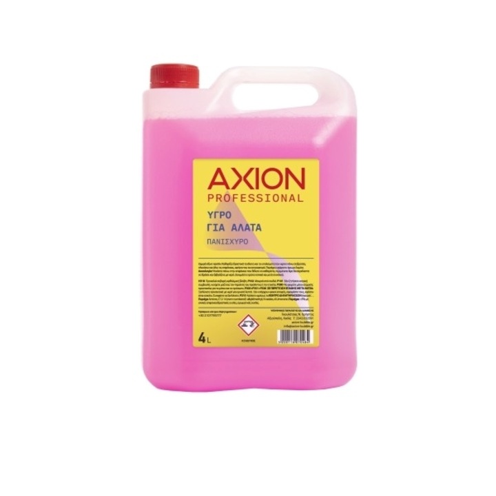 Lichid de curatare profesional, Axion, Lamaie, 4 l, Roz