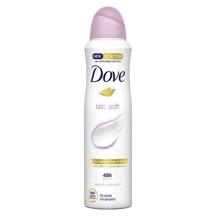 Dove, мек талк дезодорант спрей, 150 мл