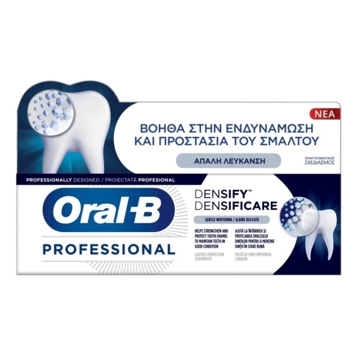 Паста за зъби за нежно избелване, Oral-B, 65 мл
