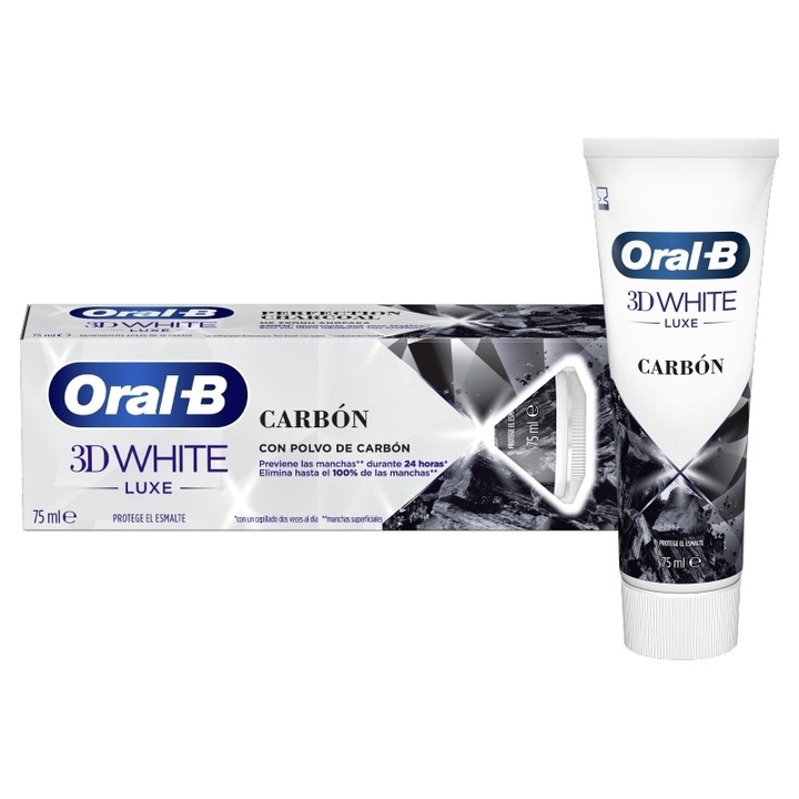 Oral-B 3D White Luxe Perfection szénporral fehérítéshez 75ml 992-039