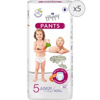 Scutece chilotel Happy Pants Junior 5, 11-18 kg, 200 buc