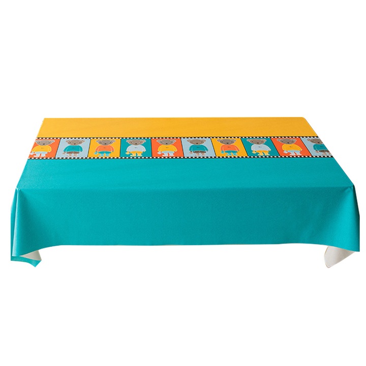 YANYXR téglalap alakú asztalterítő, PVC, kopásálló, vízálló, 140x90cm