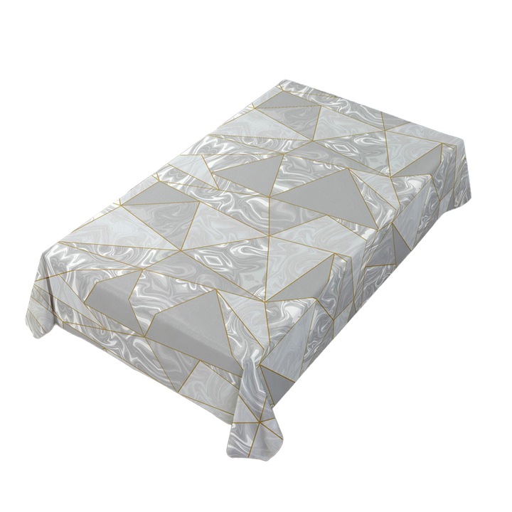 Jormftte PVC asztalterítő, égésgátló, karcálló, többszínű, 140x180cm