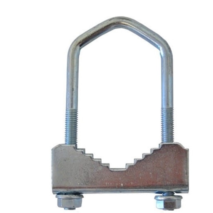 Surub de tip U, Libox, Otel, 10 cm, Argintiu