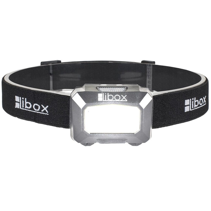 Акумулаторен LED фенер, LIBOX, 3W, 250 ml, черен