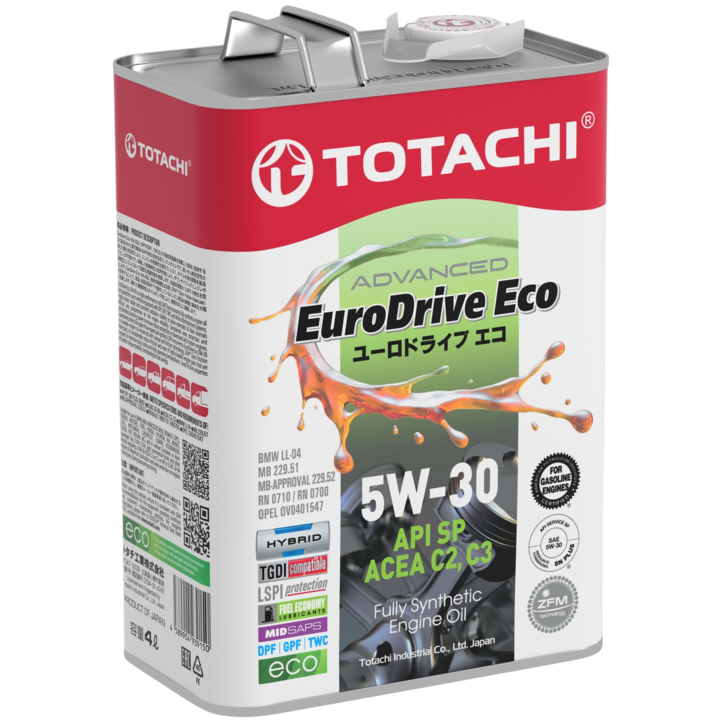 Totachi EuroDrive Eco 5W-30 4L motorolaj