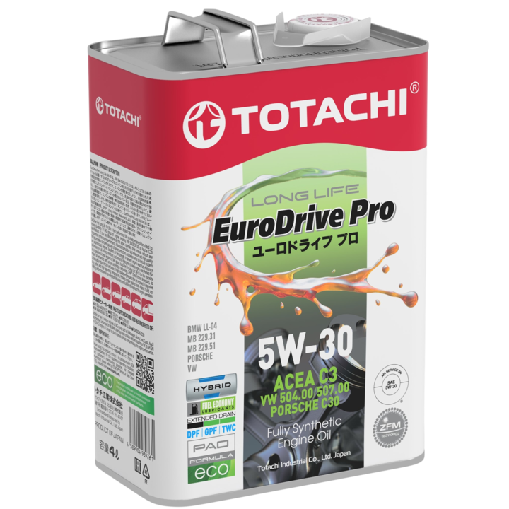 Totachi EuroDrive Pro Long Life 5W-30 4L motorolaj