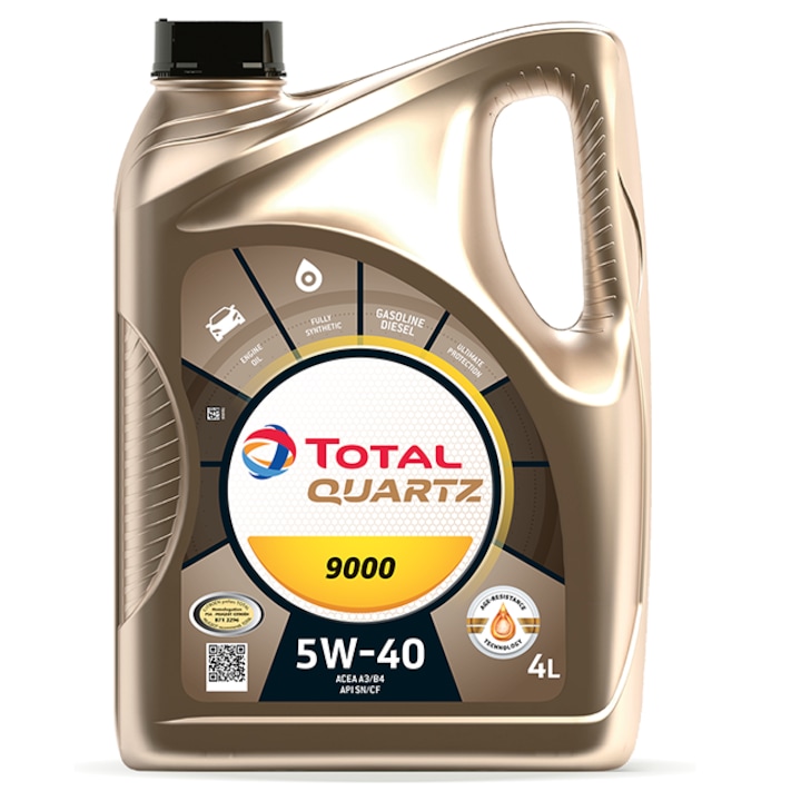 Total Quartz 9000 5W-40 4L motorolaj