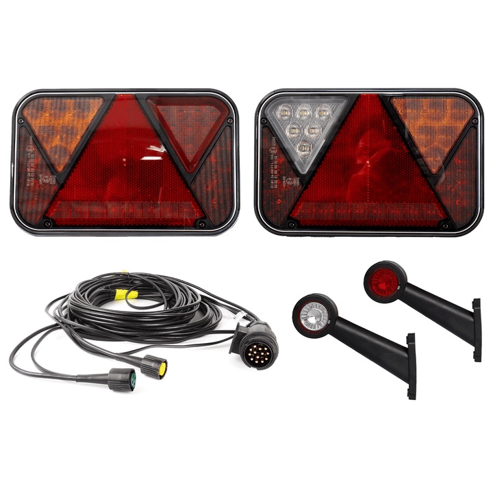 Set lampi spate pentru gabarit, Fristom, Plastic, 7 m, Multicolor