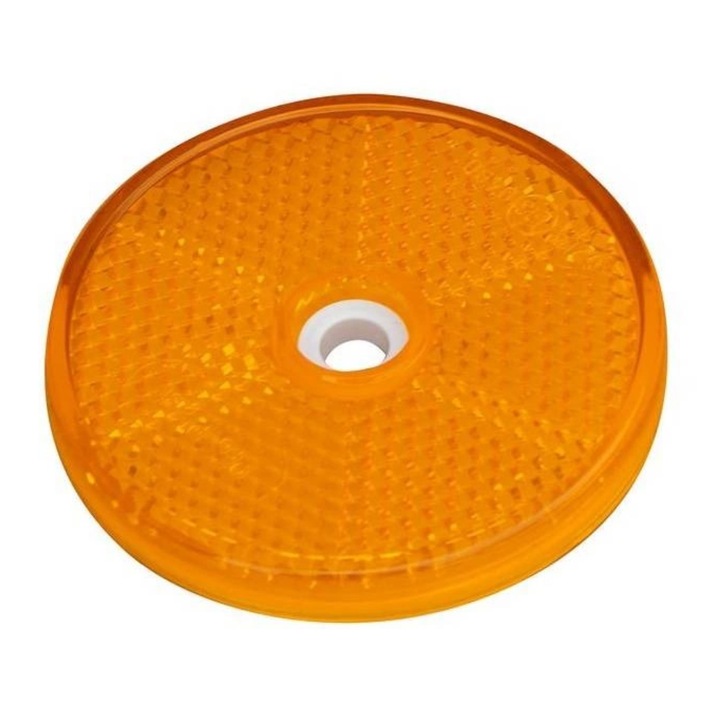 Reflector rotund, ProPlast, PVC, 60mm, Portocaliu