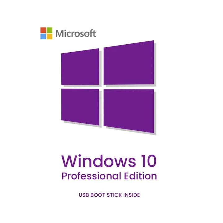 Stick USB cu licenta Microsoft Windows 10 Professional Retail