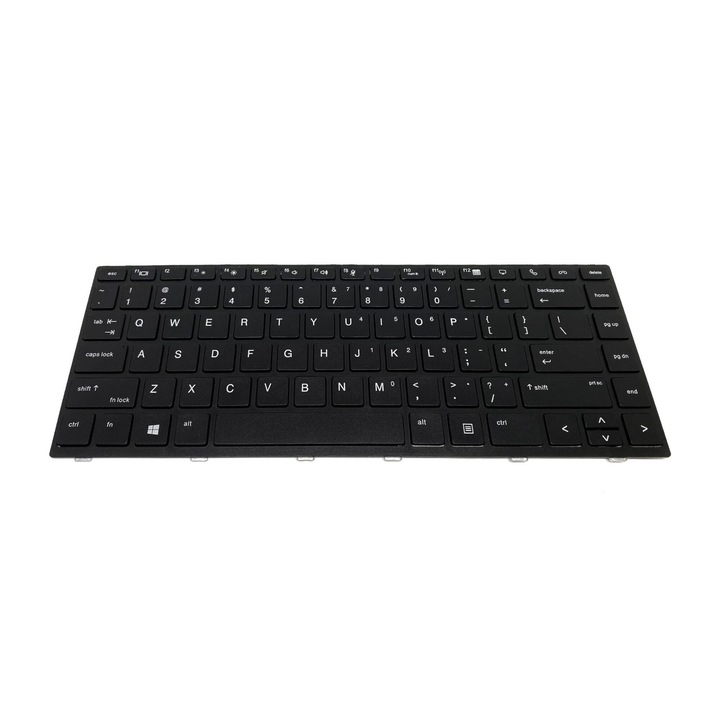 Prémium laptop billentyűzet HP Elitebook 745 840 846 G5 G6-hoz, nemzetközi elrendezés, fekete