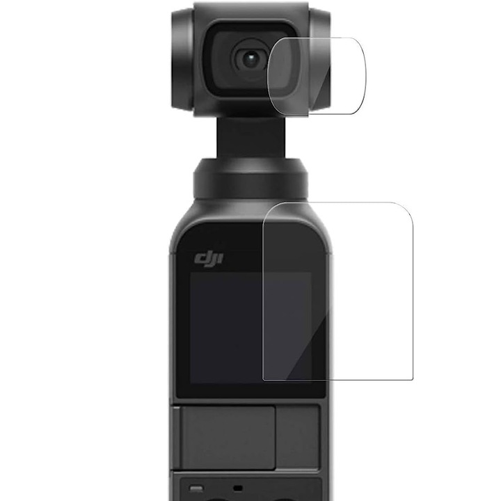 Kijelzővédő fólia DJI Pocket 2 sport videokamerához, regenerálható hidrogél, optimális végső védelem, rendkívül tartós, átlátszó