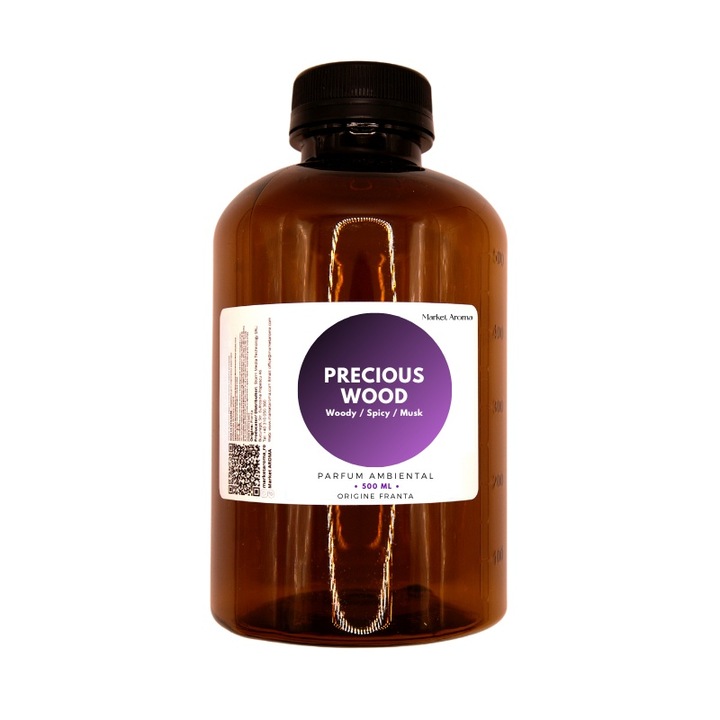 Rezerva de parfum pentru difuzor profesional Futurist, Precious Wood 500 ml, Market Aroma