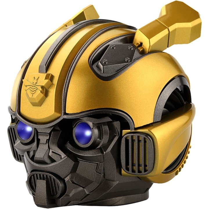 Boxa portabila Neximus® Transformers Bumblebee, cu conectare Bluetooth, slot pentru card TF, Radio FM si Microfon Handsfree