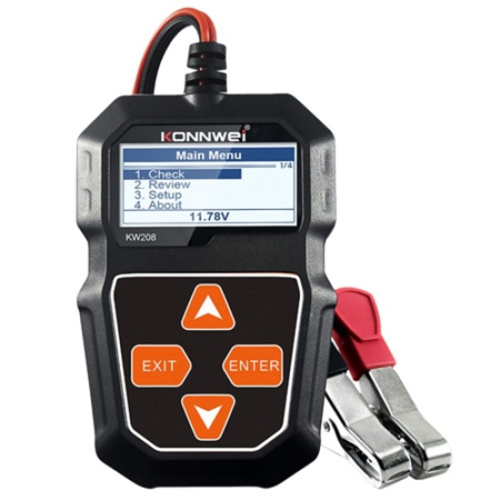 Тестер Konnwei Kw208, За батерии