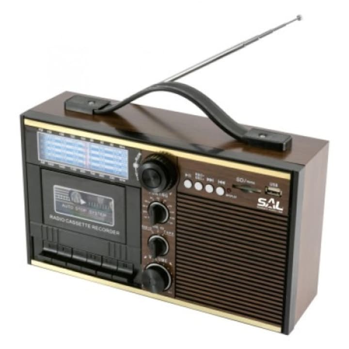 Radio retro cu casetofon RRT 11B