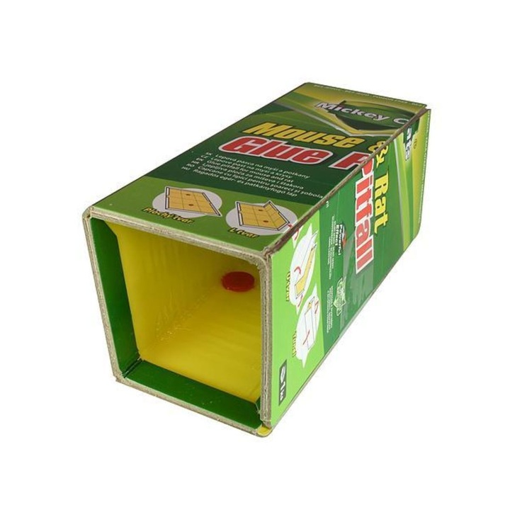 Capcana lipicioasa pentru soareci si sobolani Mickey Cats, 22x17 cm, fara otrava