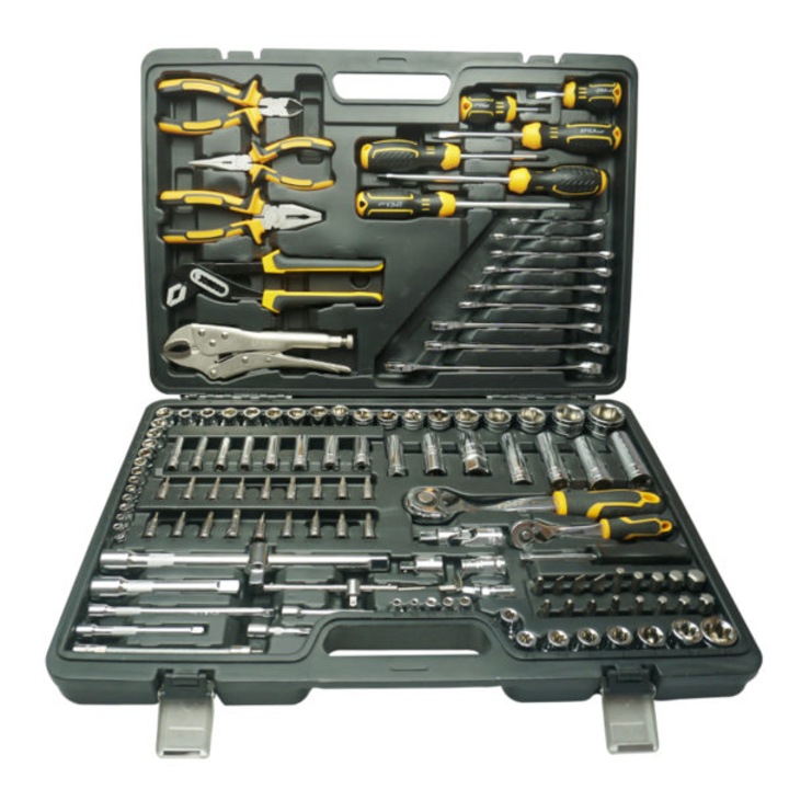 Set de chei tubulare si unelte de 130 buc